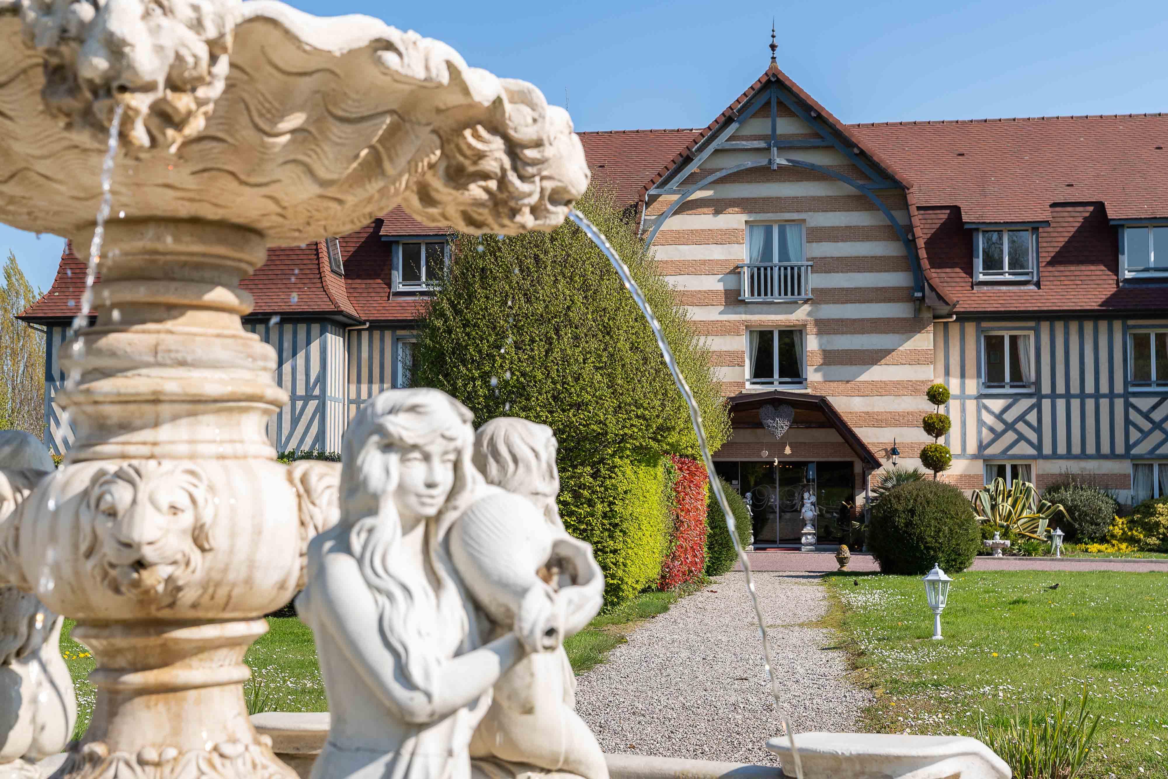Le Manoir De La Poterie & Spa Cricqueboeuf Exterior foto